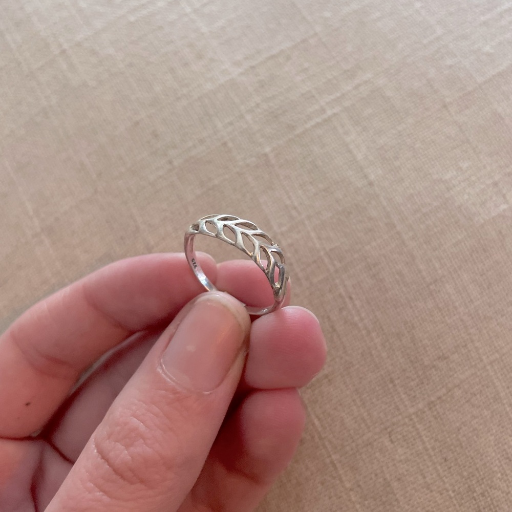 Sterling Silver Half Braid Ring